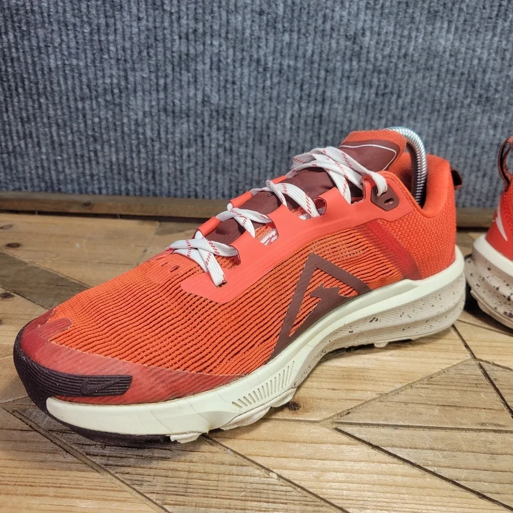Nike Terra Kiger 9 Shoes Mens Sz 8 Orange Trail Running React Grip DR2693-600